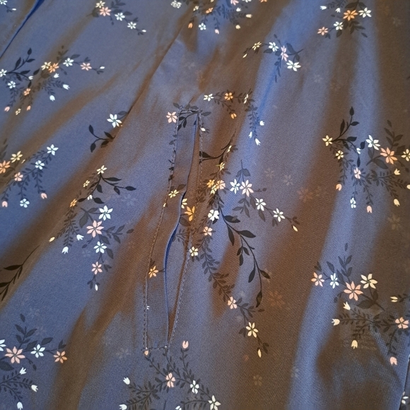 Torrid size 4 women's chiffon midi sheer jacket with matching tie belt - Picture 8 of 10